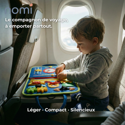 La valise d'activité NOMI permet de faire vos trajets en avion dans le calme
