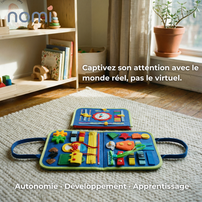 La valise d'activités Nomi développe l'autonomie des enfants 